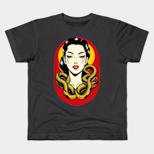 Snake Woman Kids T-Shirt